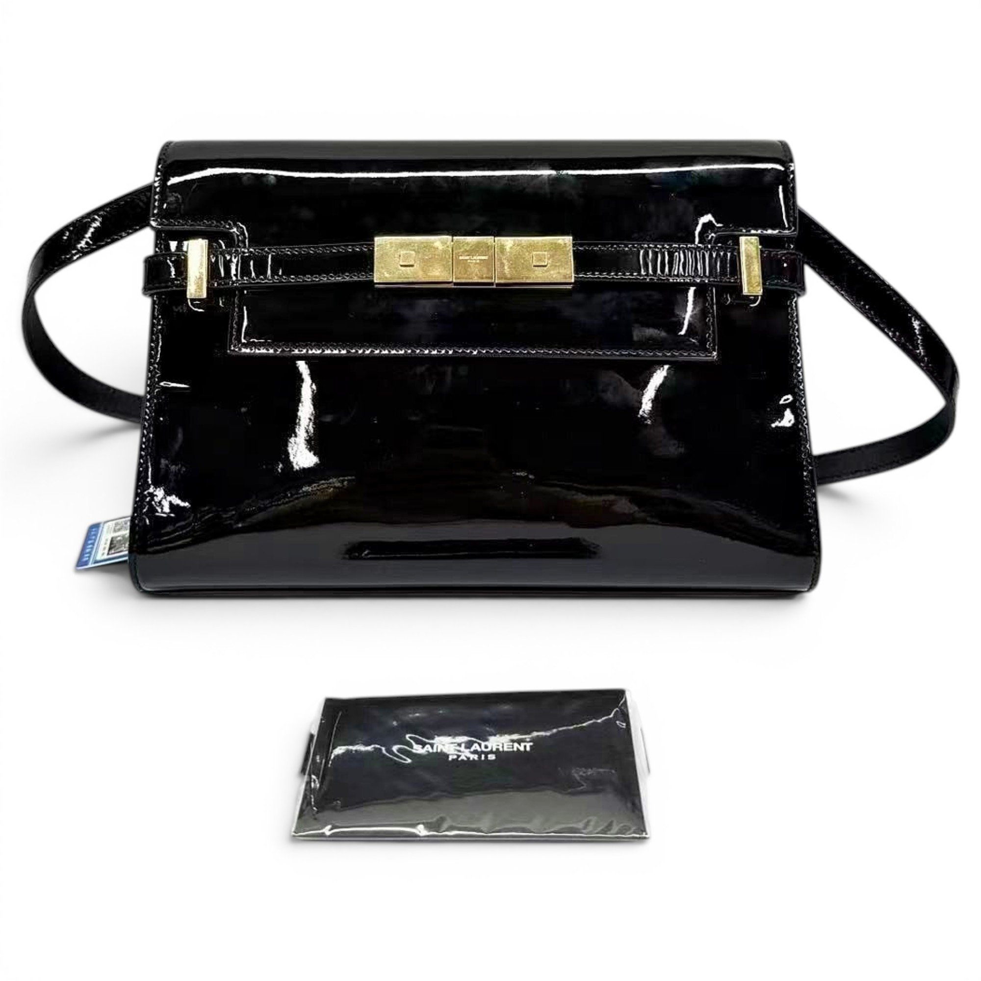 Manhattan patent leather handbag