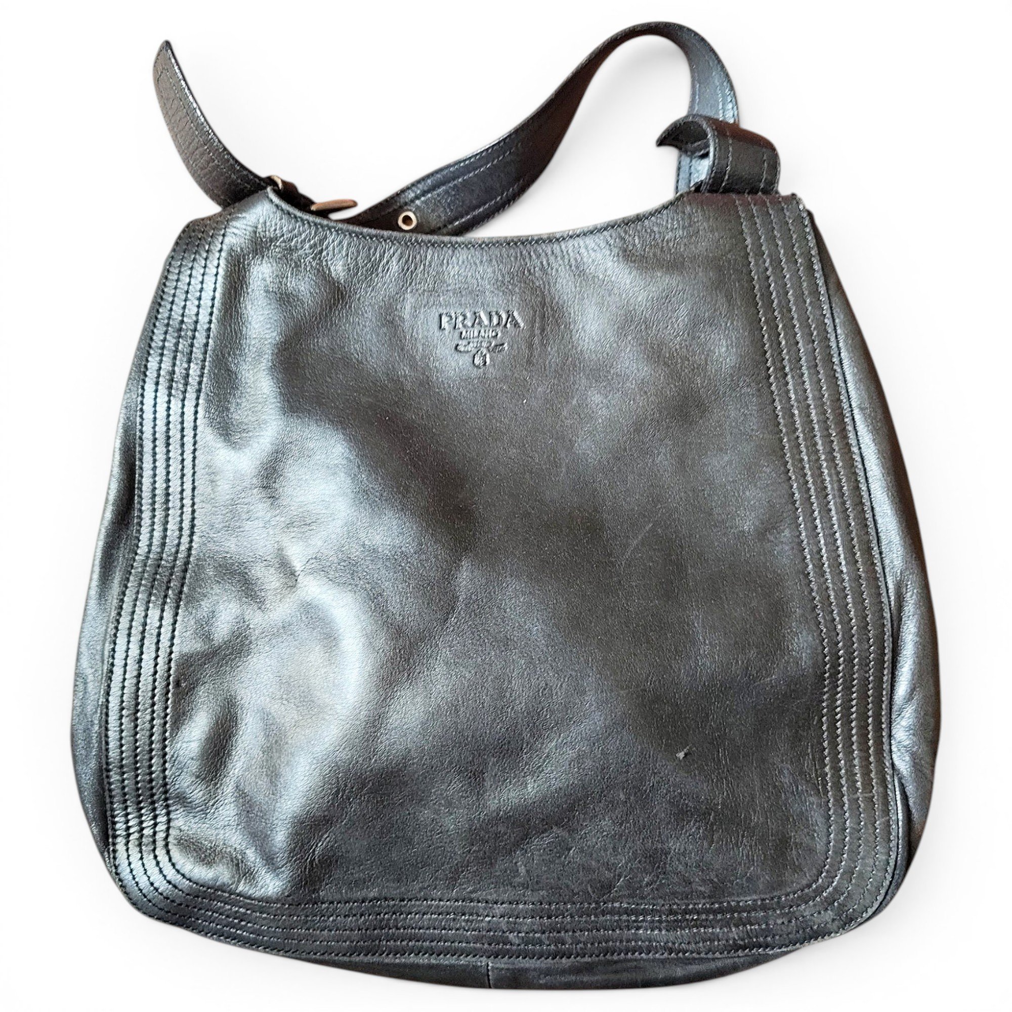 Leather handbag