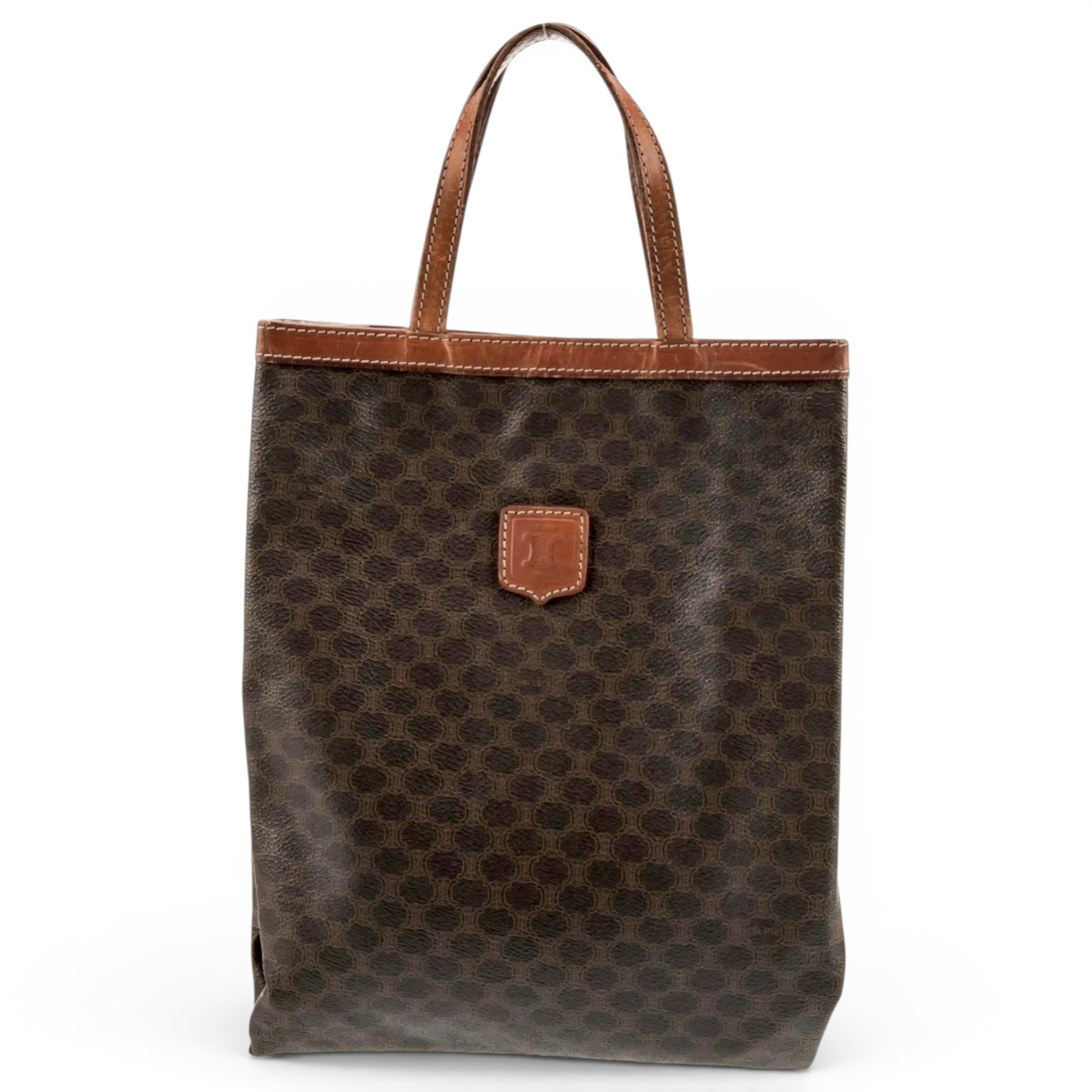 Cabas leather tote