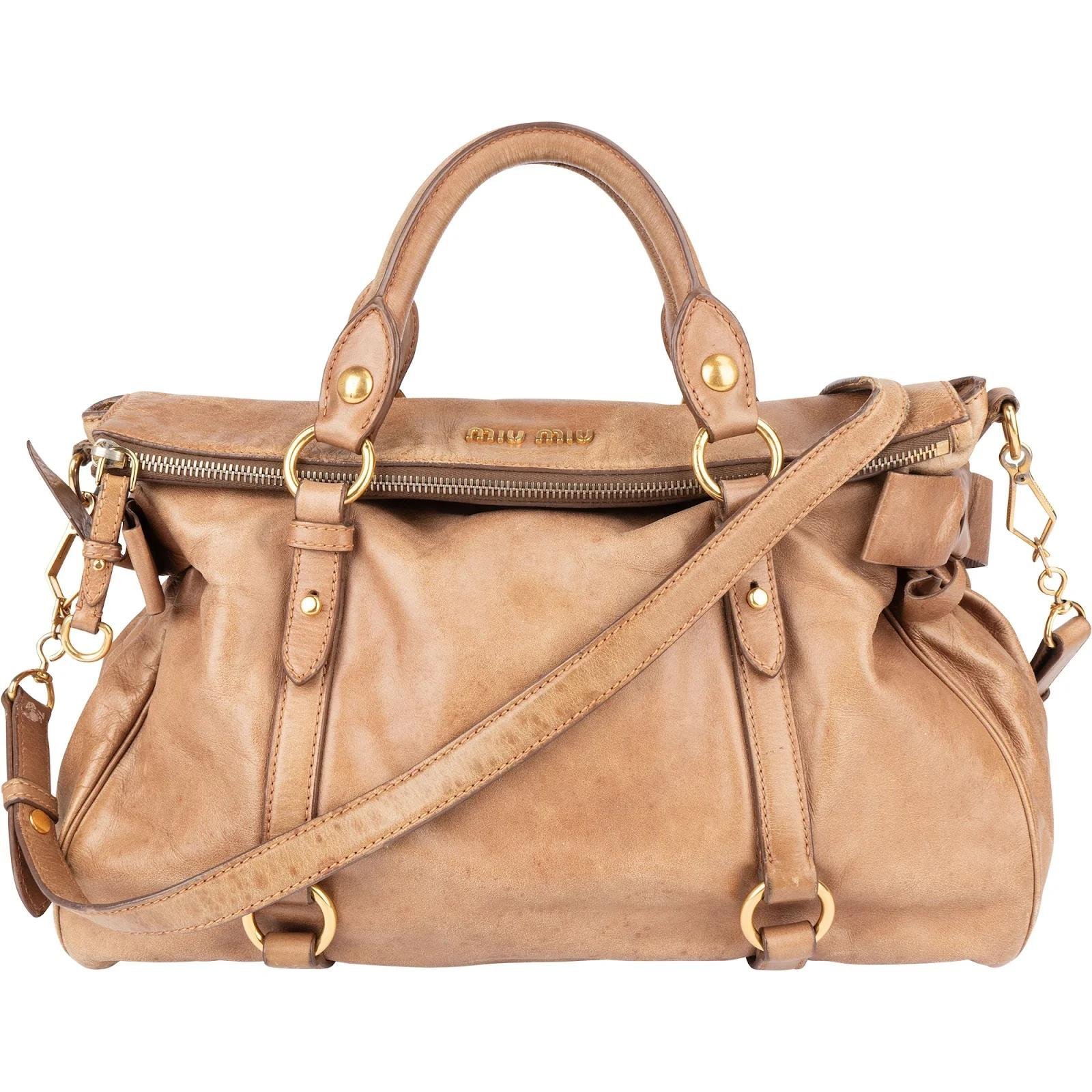 Vitello leather handbag
