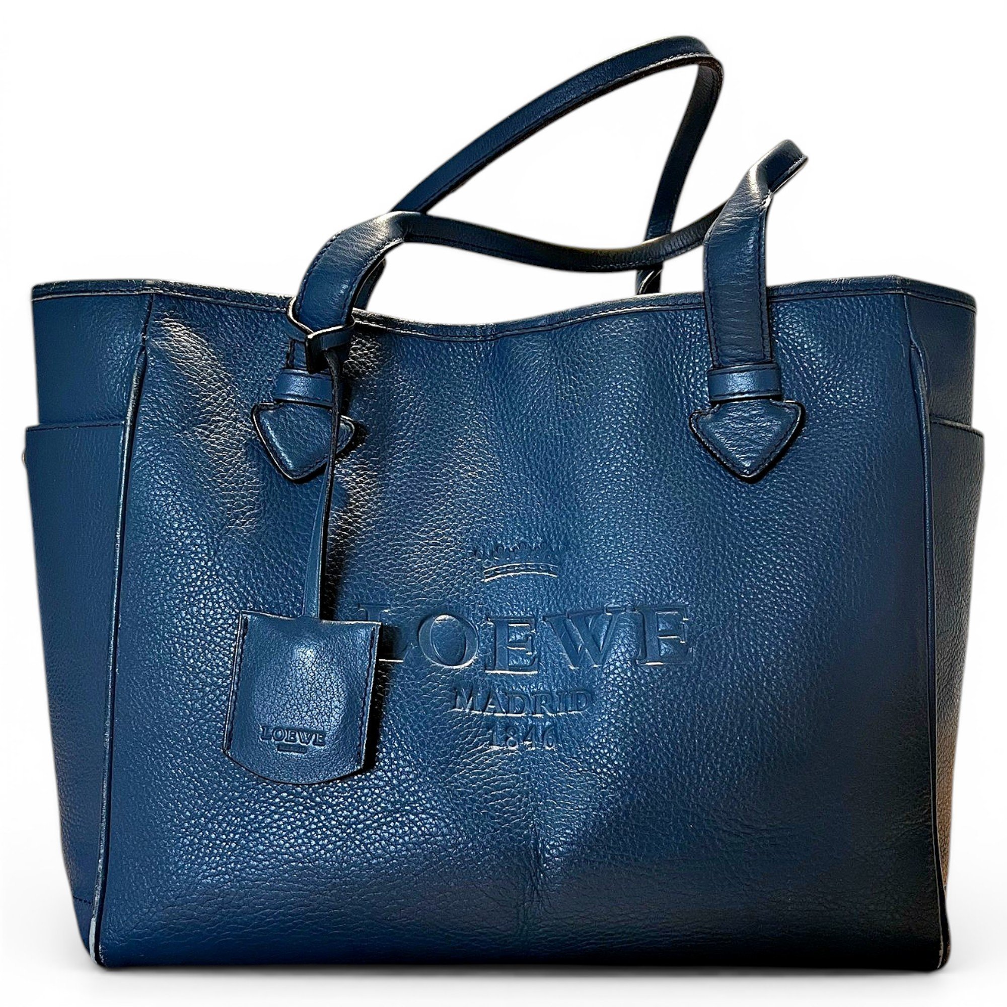 T Shopper leather tote