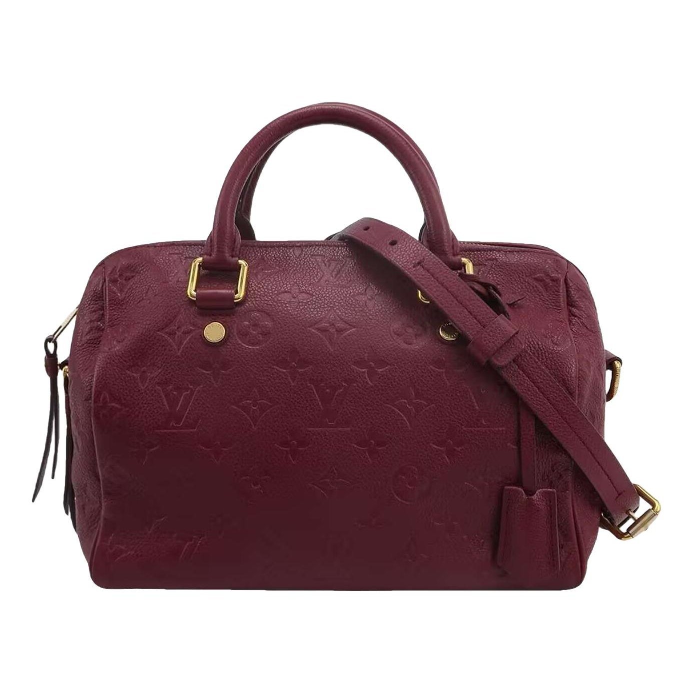 Speedy leather handbag