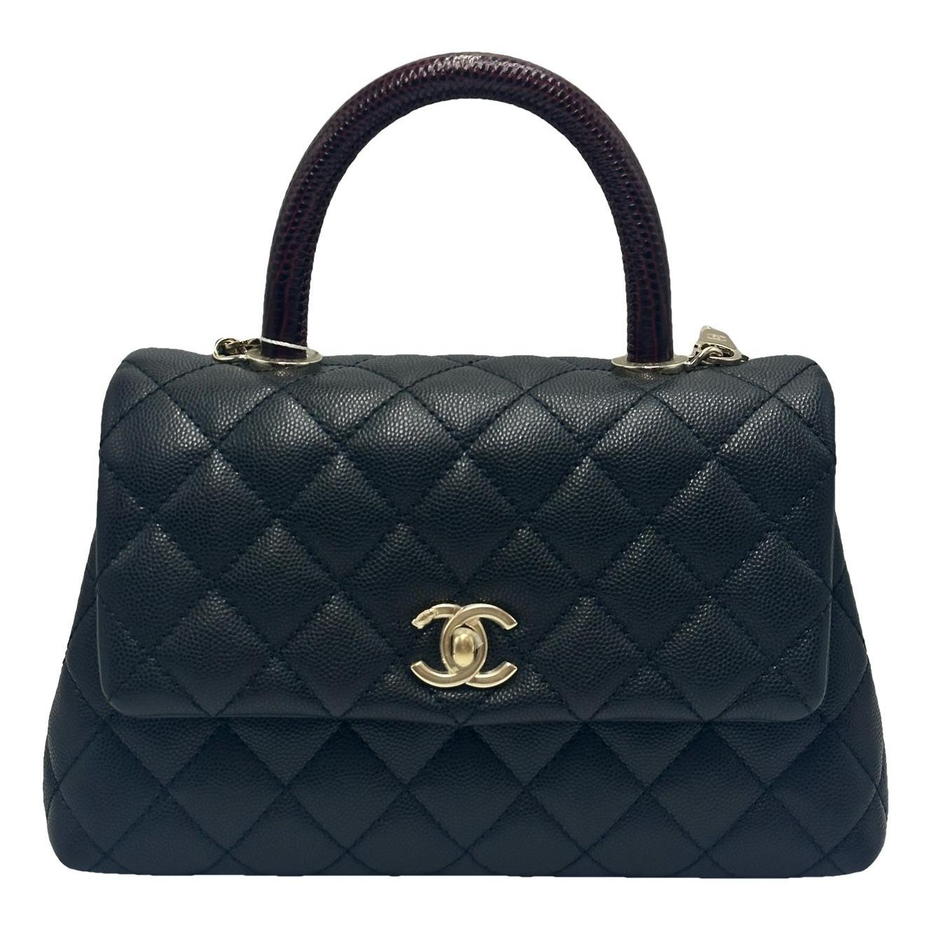 Coco Handle leather handbag