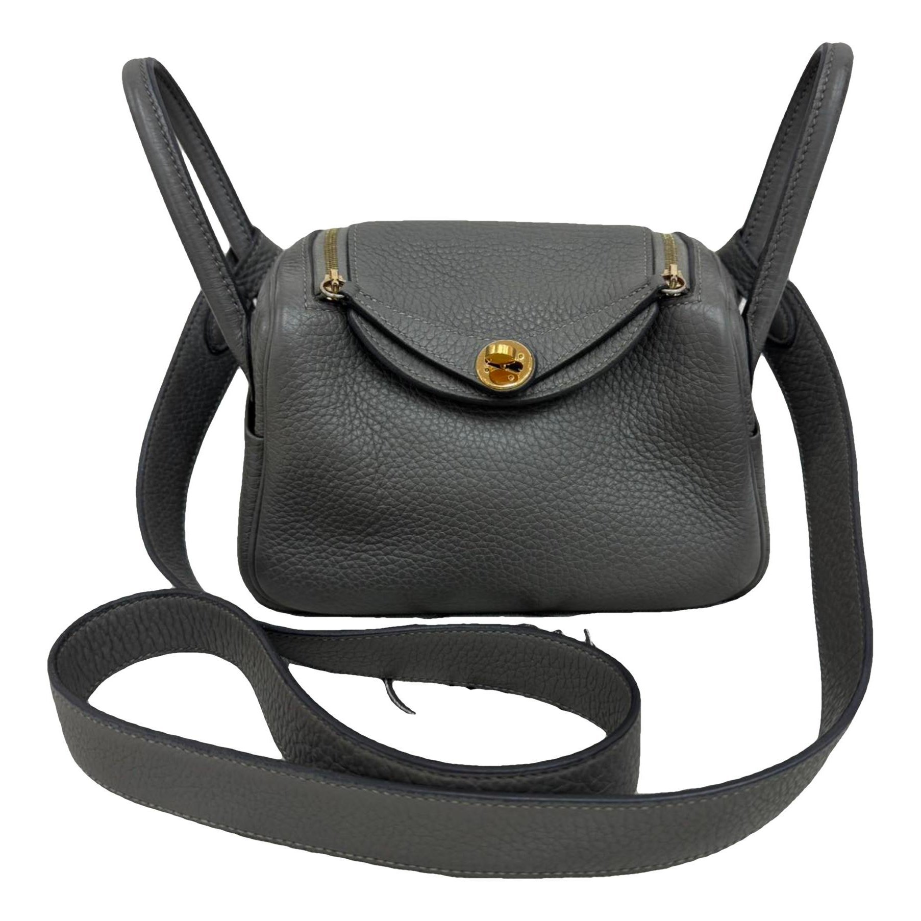 Lindy leather handbag