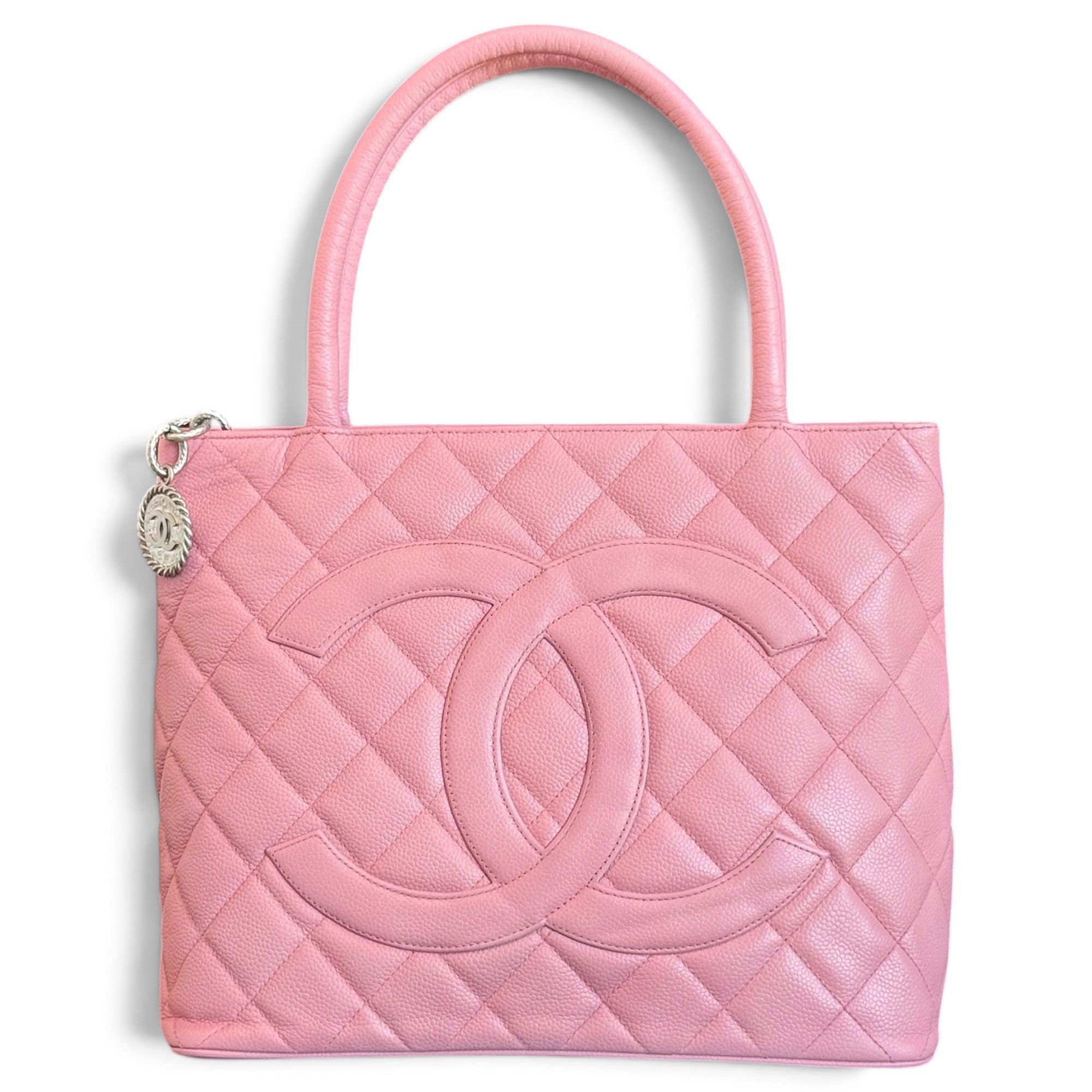 Médaillon leather handbag
