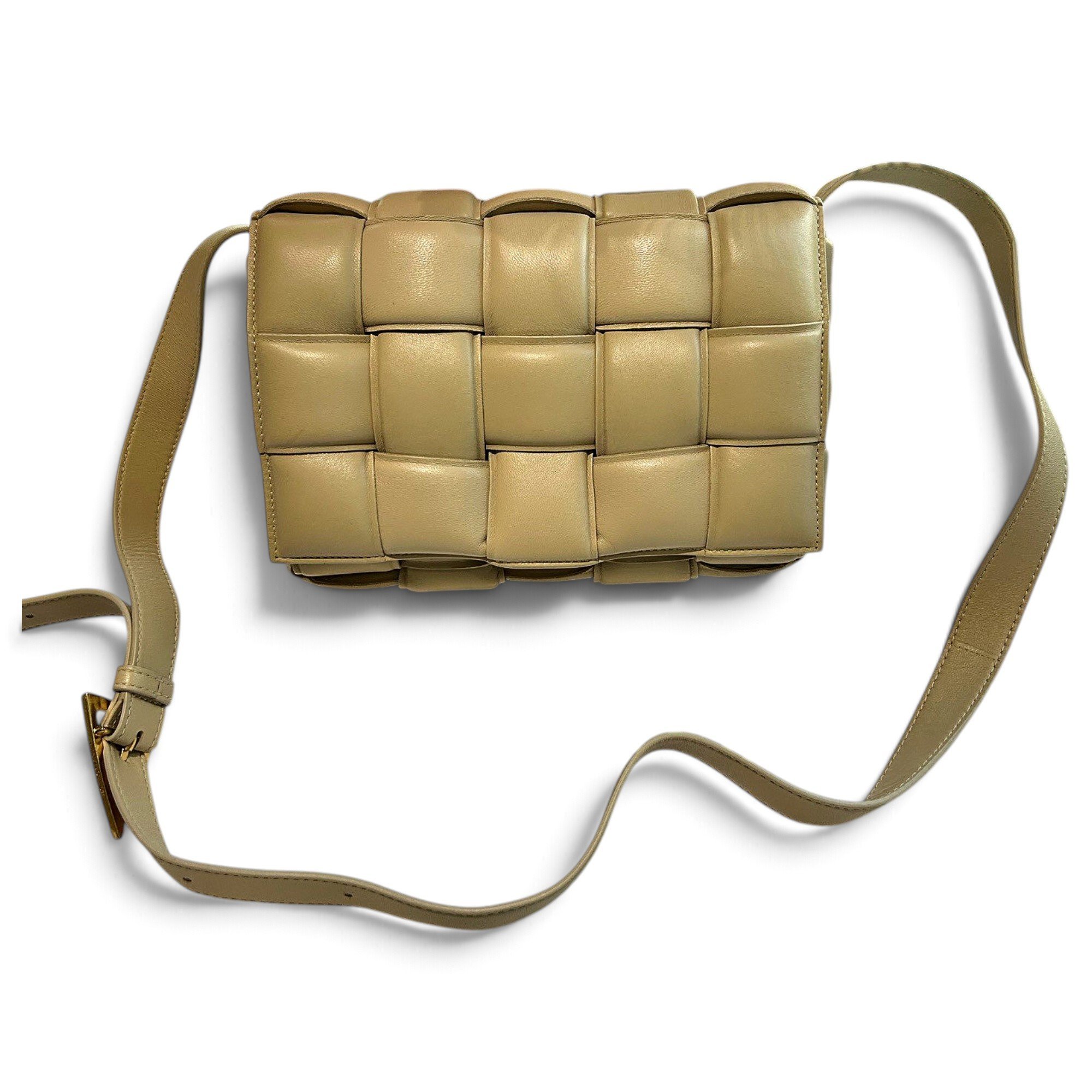 Cassette Padded leather handbag