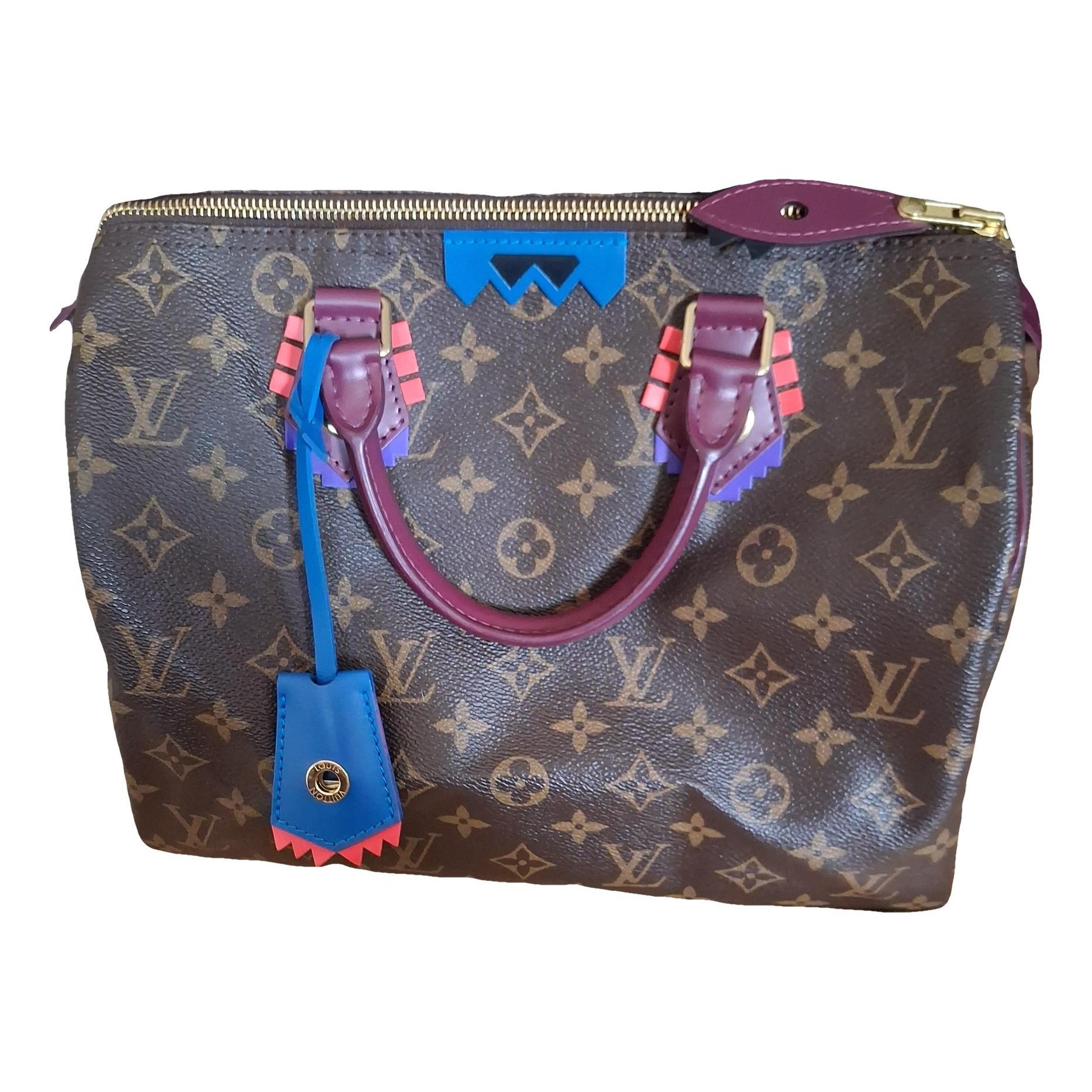 Speedy time trunk leather handbag