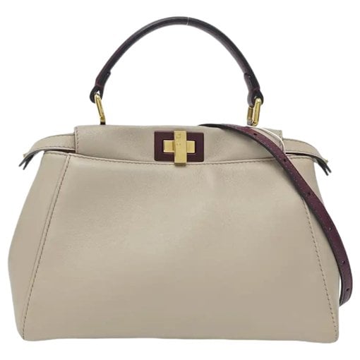Peekaboo leather handbag