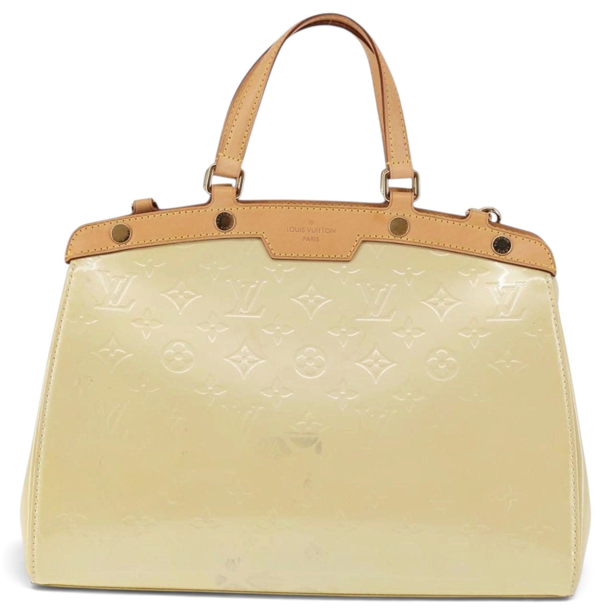 Patent leather handbag