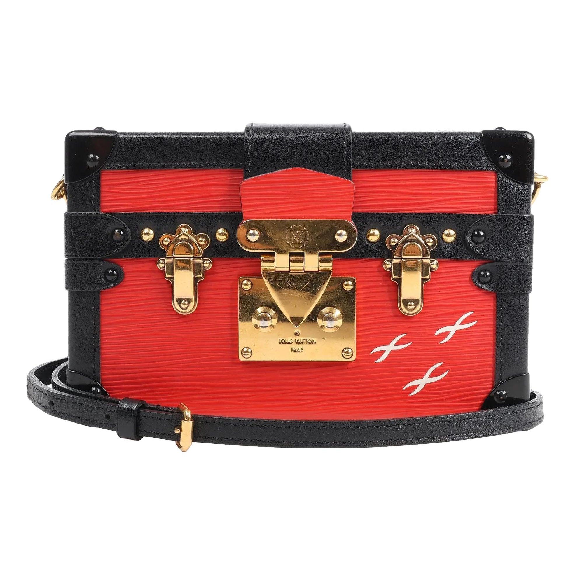 Louis Vuitton Petite Malle leather handbag