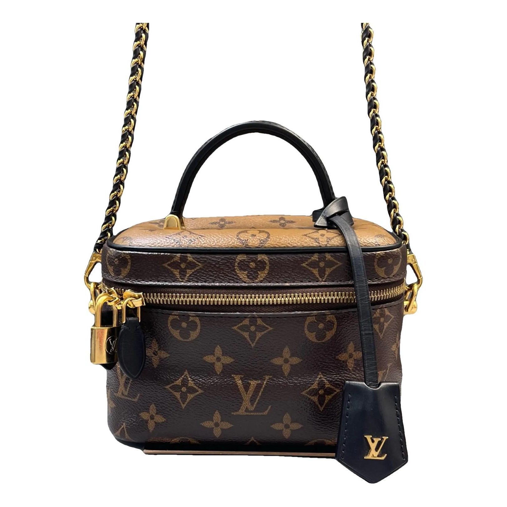Vanity vinyl handbag