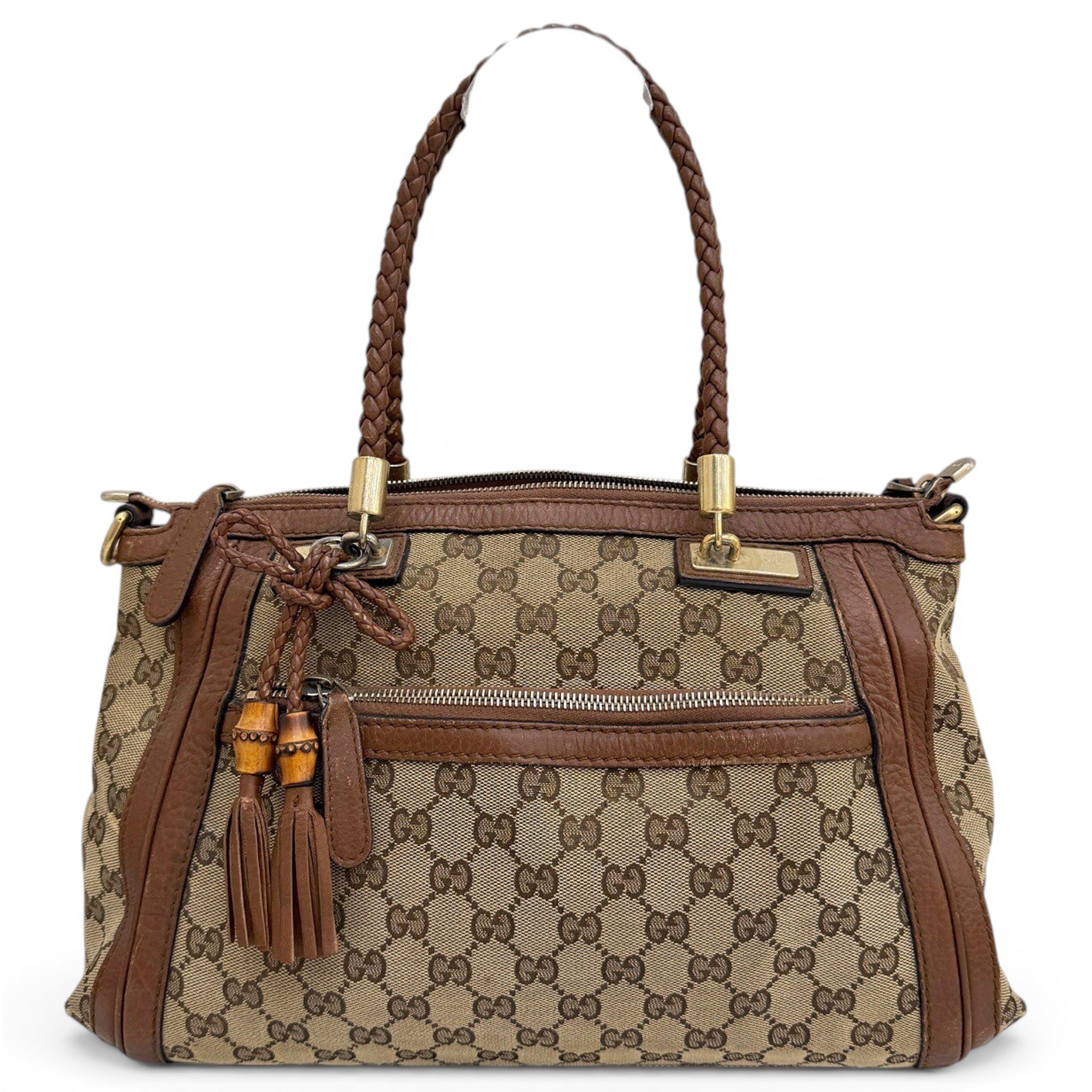 Leather handbag