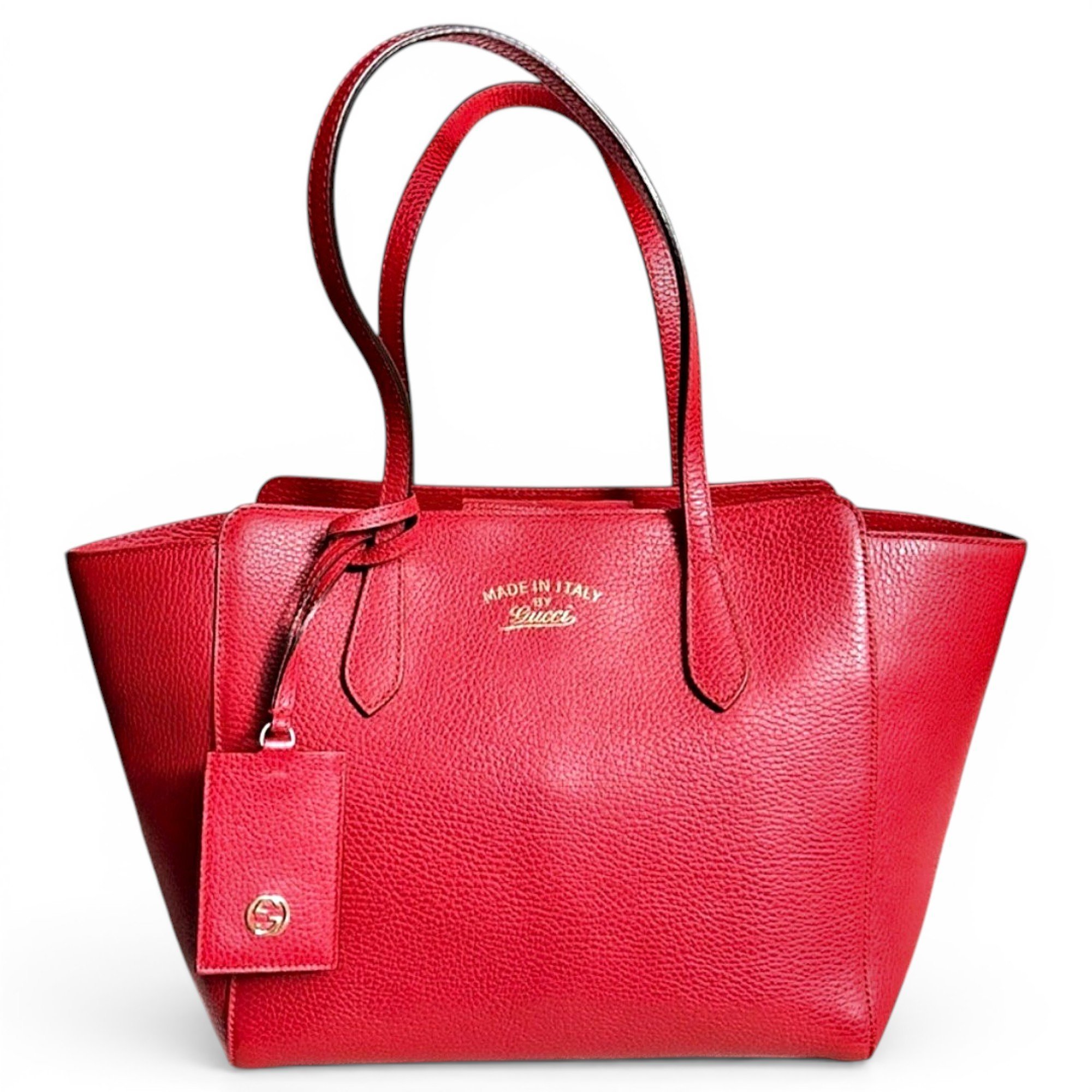 Swing leather tote
