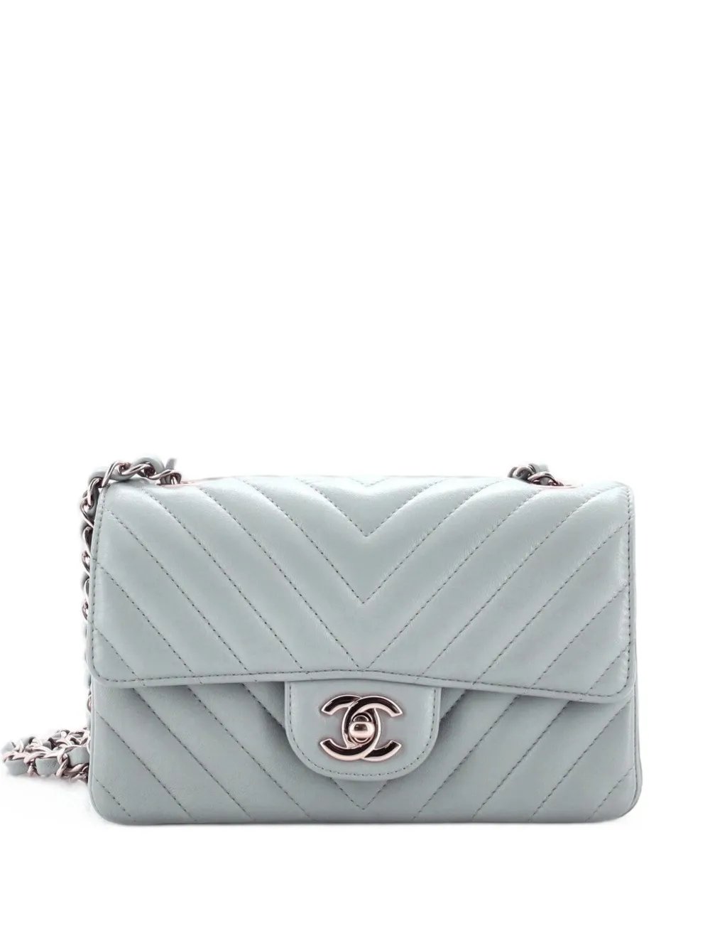 Classic Single Flap Bag Chevron Lambskin Mini shoulder bag