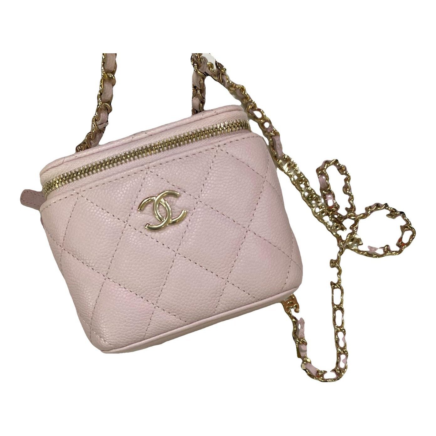 Trendy CC Vanity leather handbag