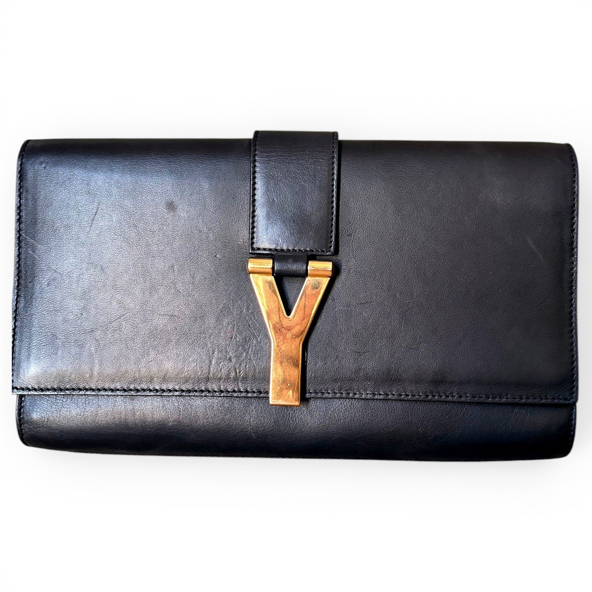 Y leather handbag