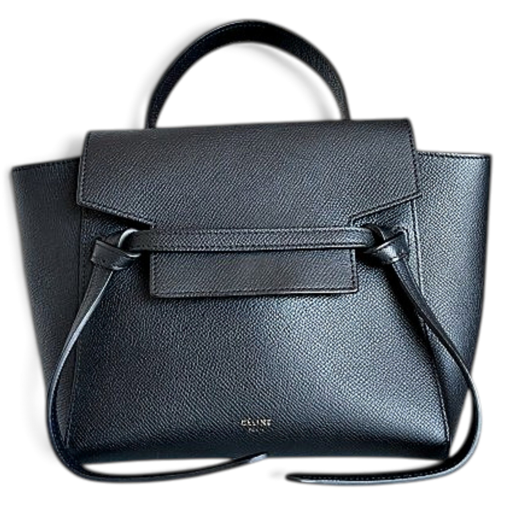 Belt leather handbag