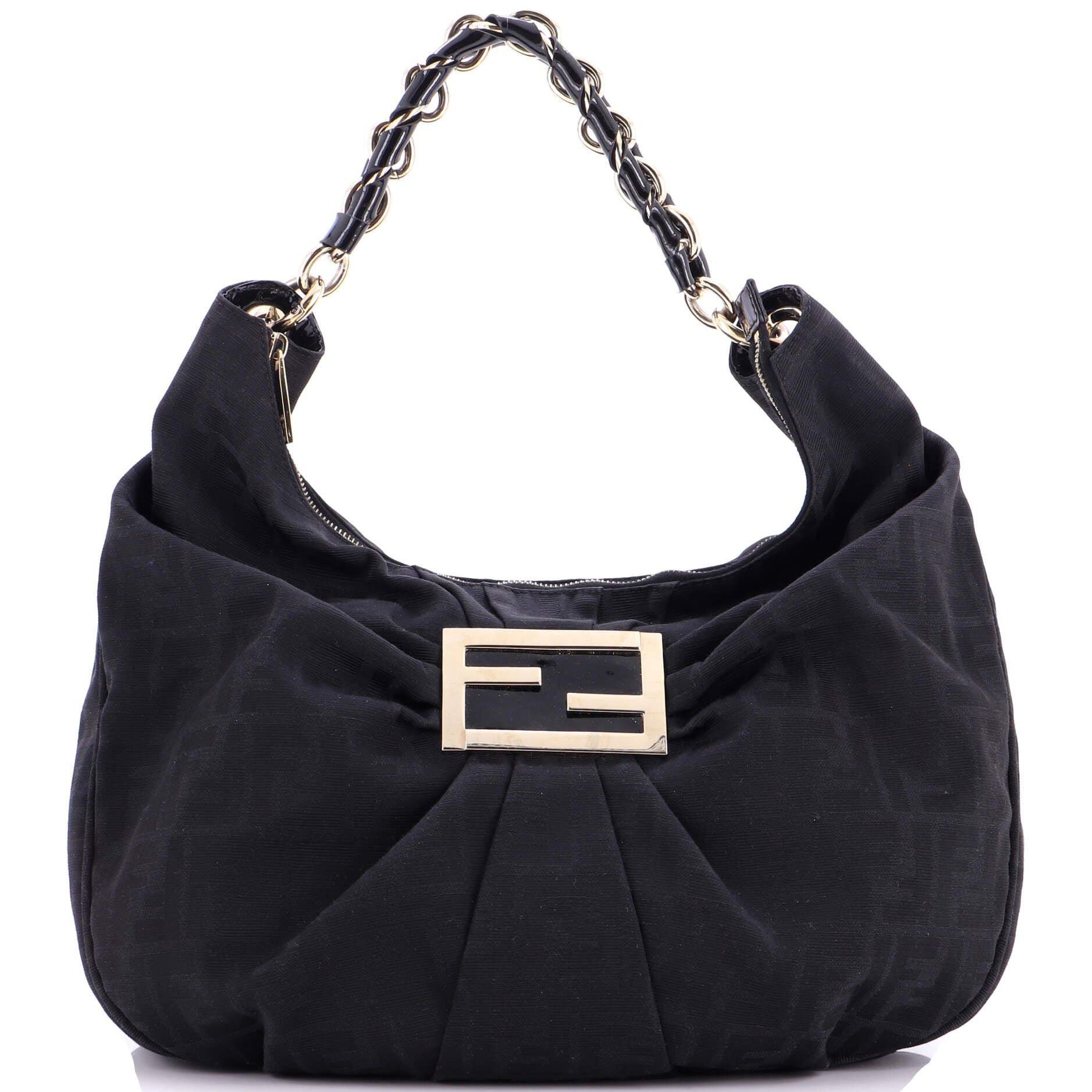 Fendi Mia Hobo Zucca Canvas Large