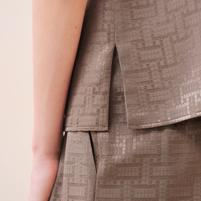 "Mosaique" Embroidered Camisole