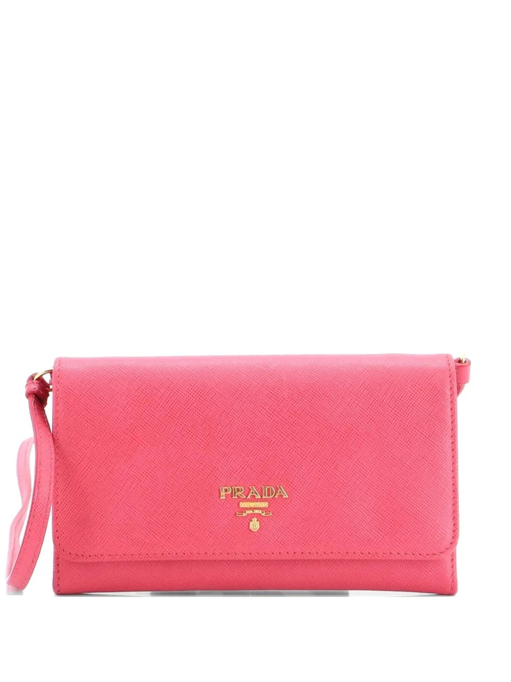 Wallet on Strap Saffiano Leather Small crossbody bag