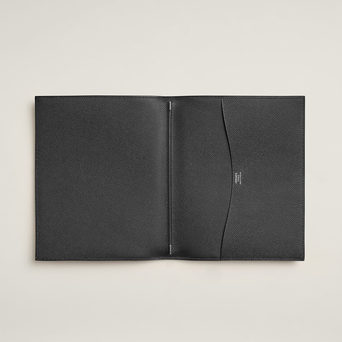 Noir Semainier Simple Agenda Cover