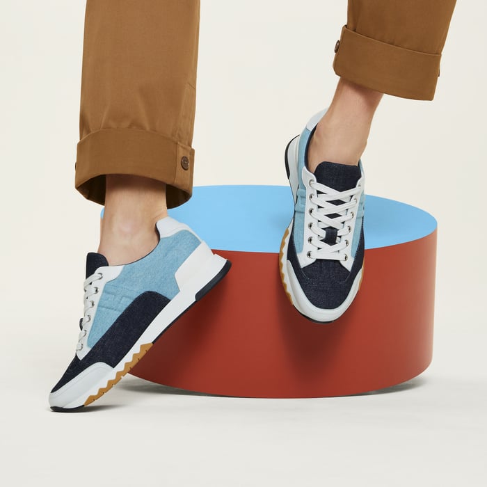 Multicolore Bleu Clair Trail Sneaker