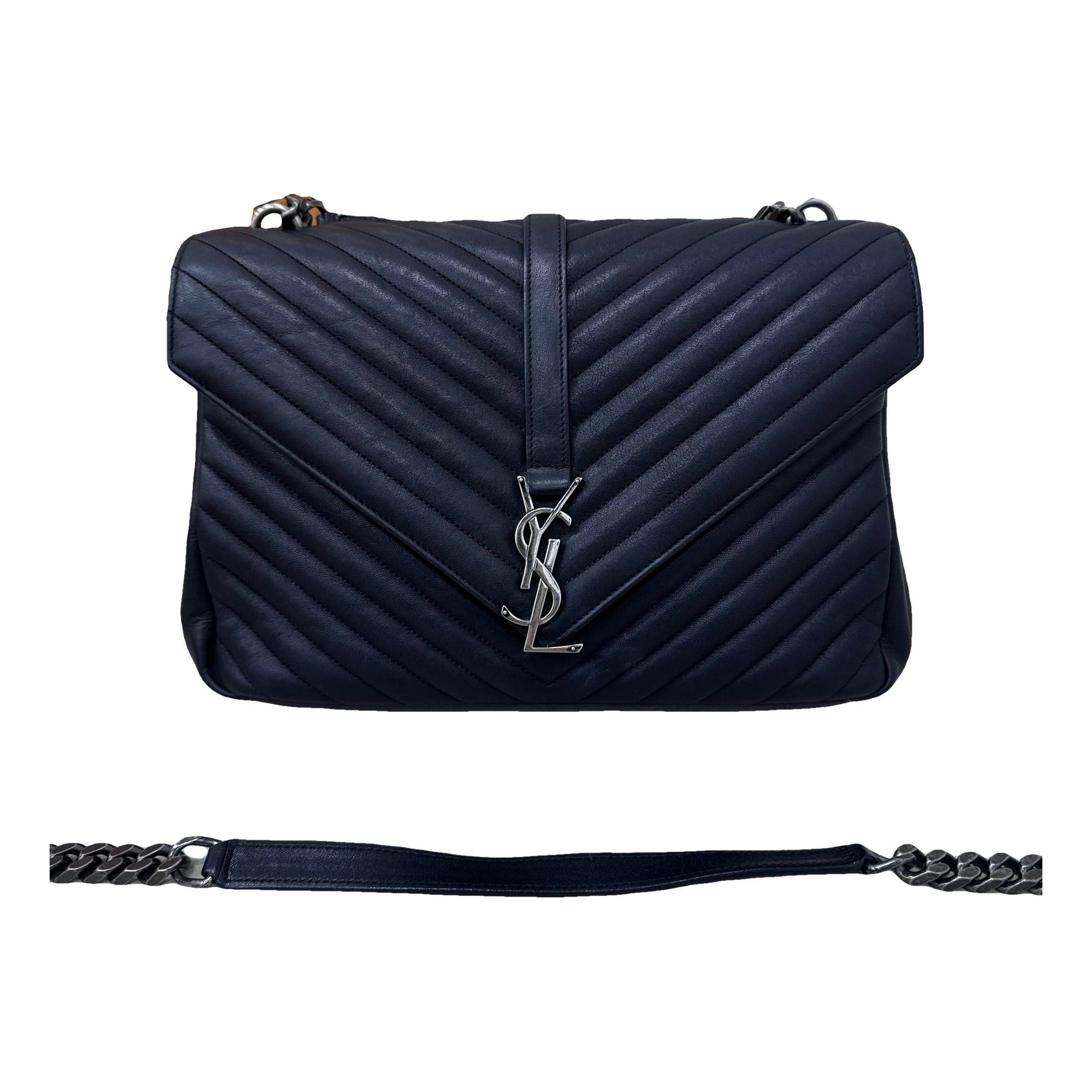Collége monogramme leather handbag