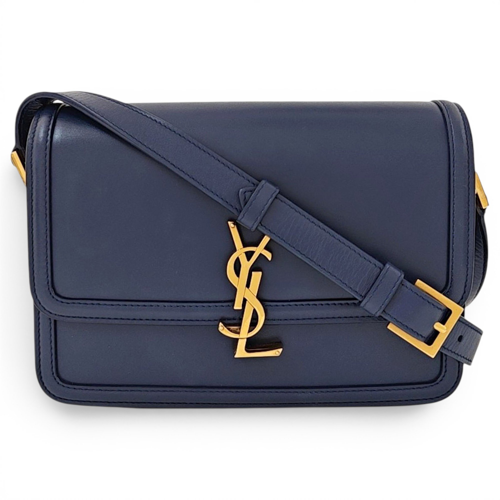 Solférino leather handbag
