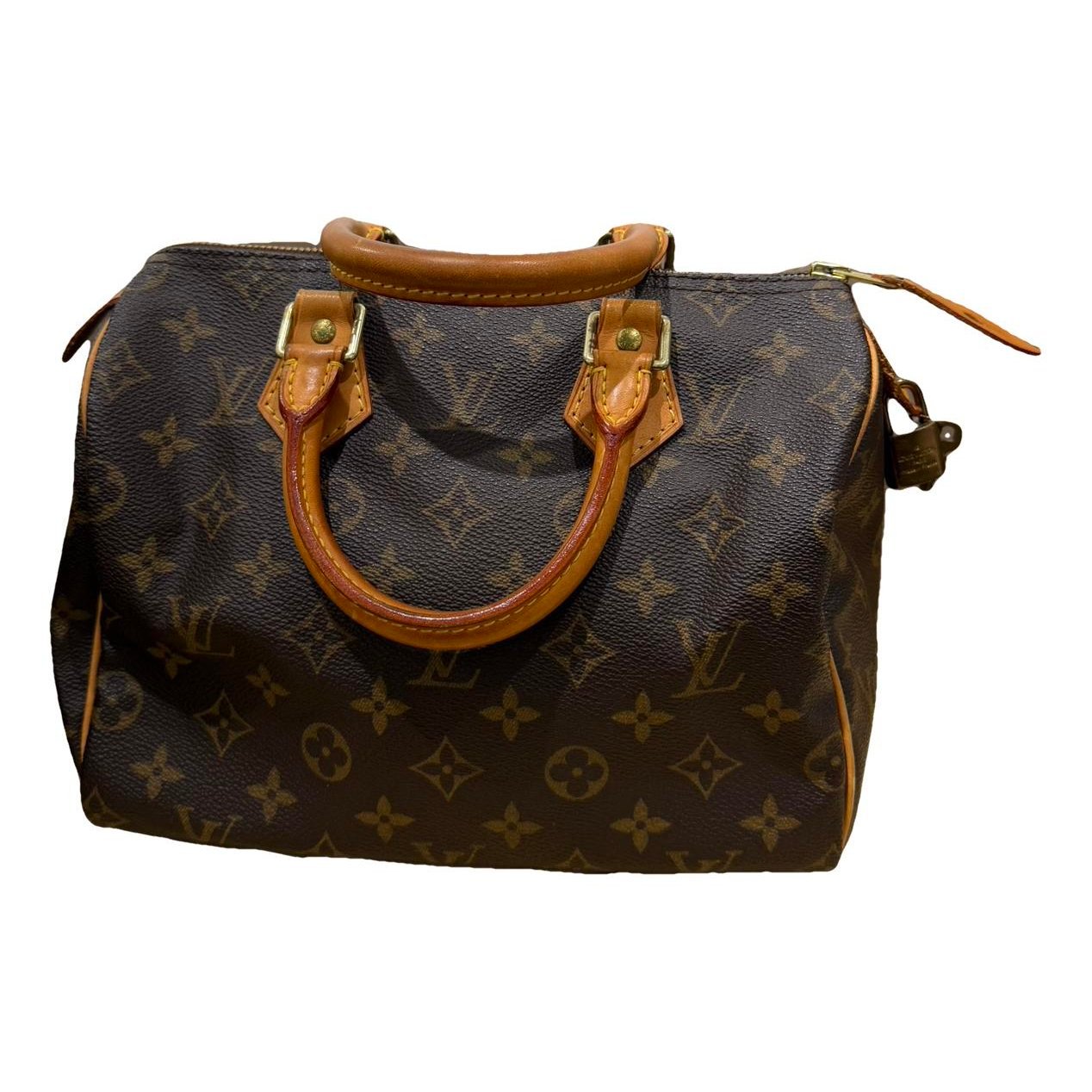 Speedy leather handbag