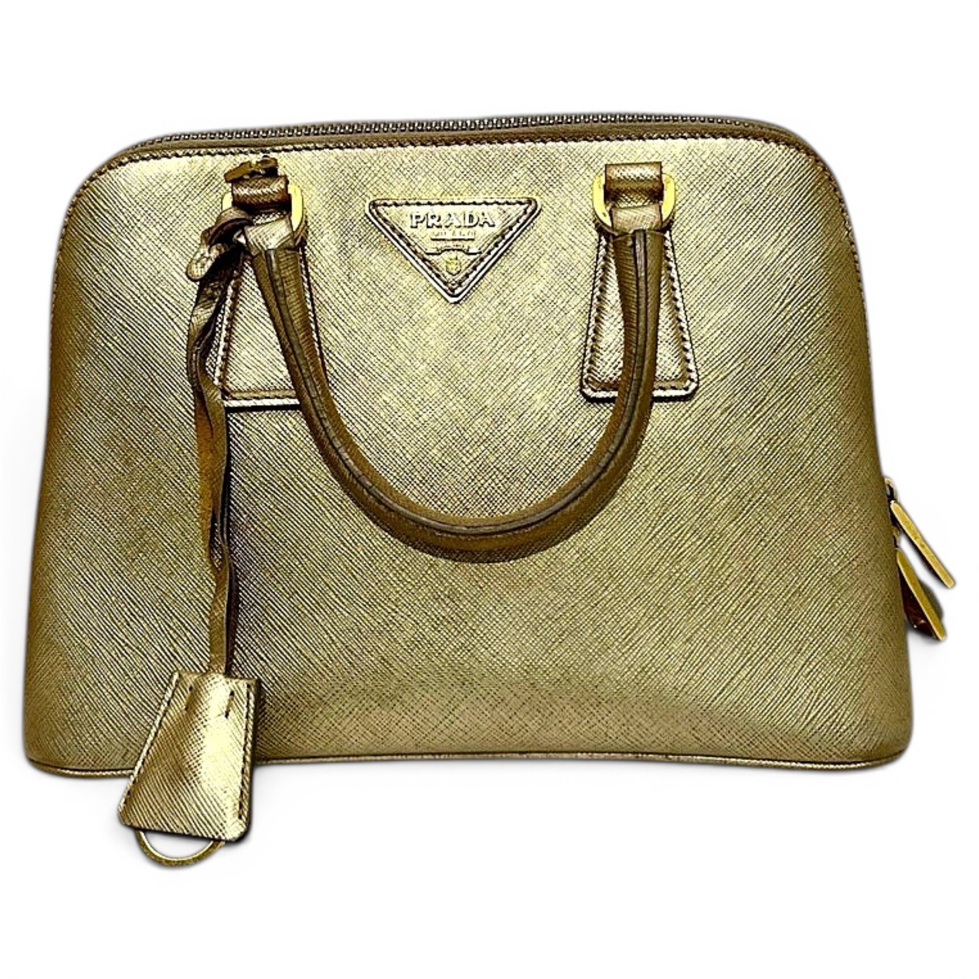 Promenade leather handbag