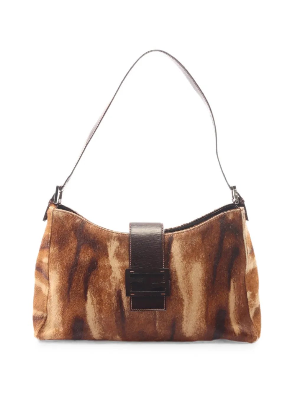 animal-print shoulder bag