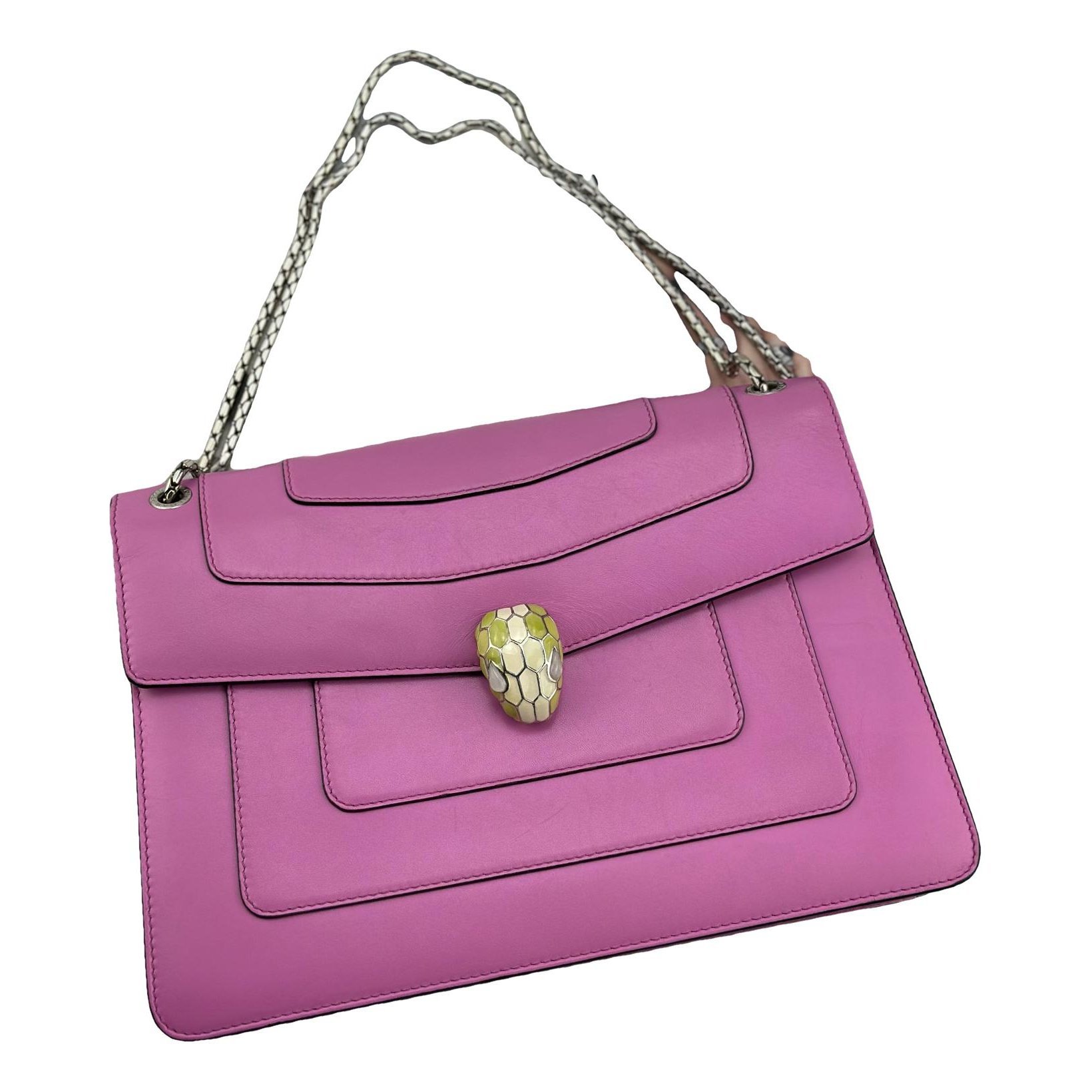 Serpenti leather crossbody bag