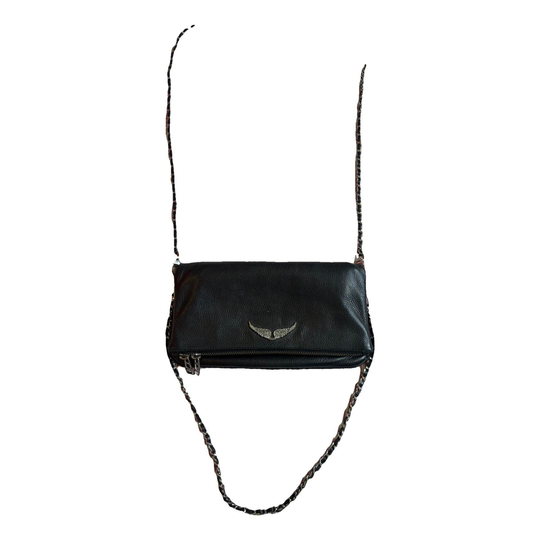 Rock leather crossbody bag