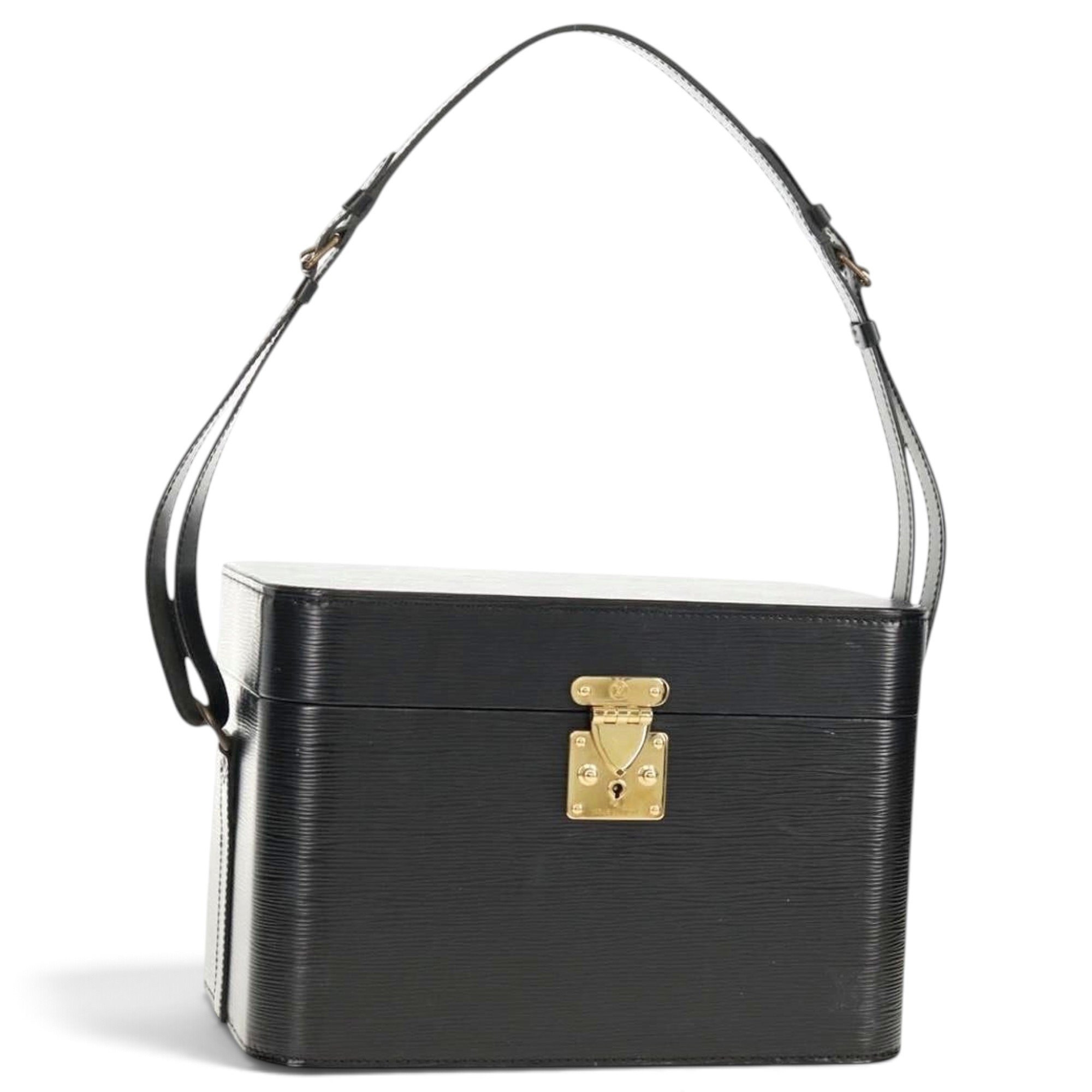 Vanity leather handbag