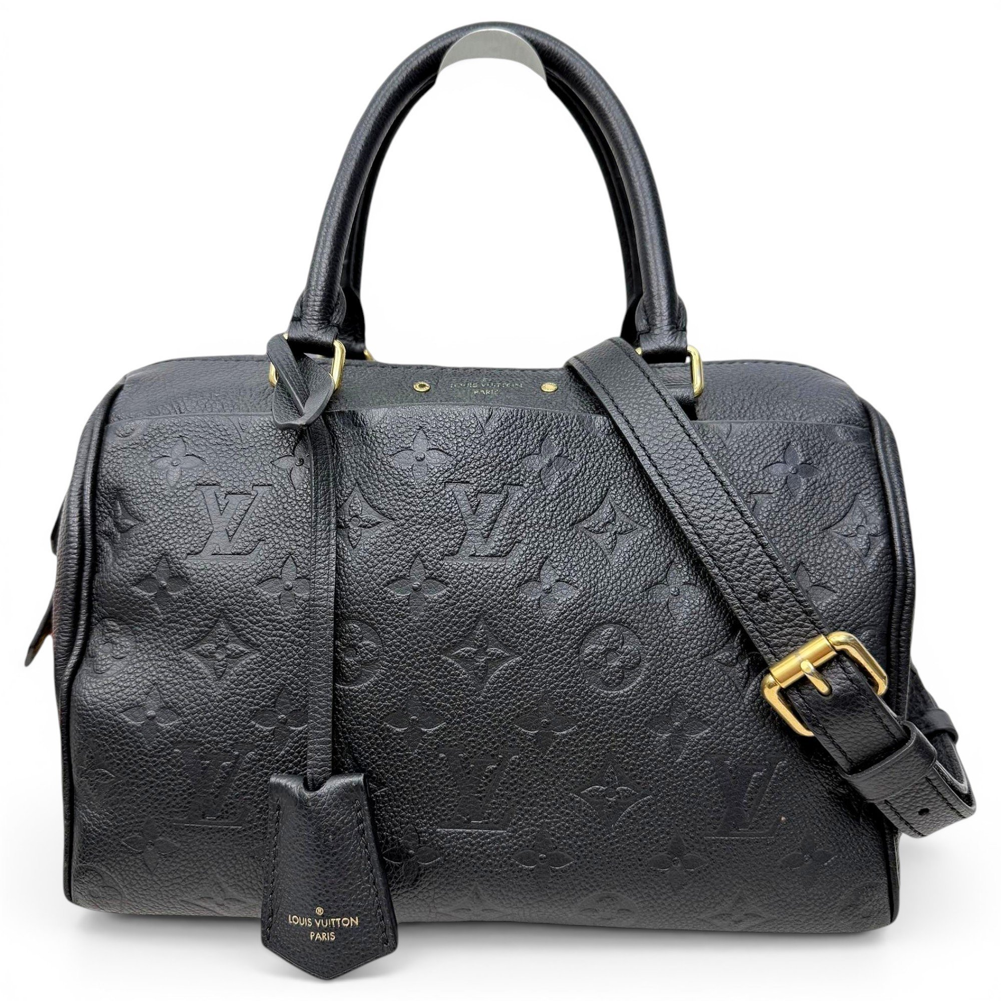 Speedy leather handbag