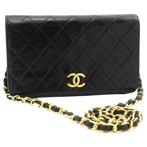 Trendy CC Flap leather handbag