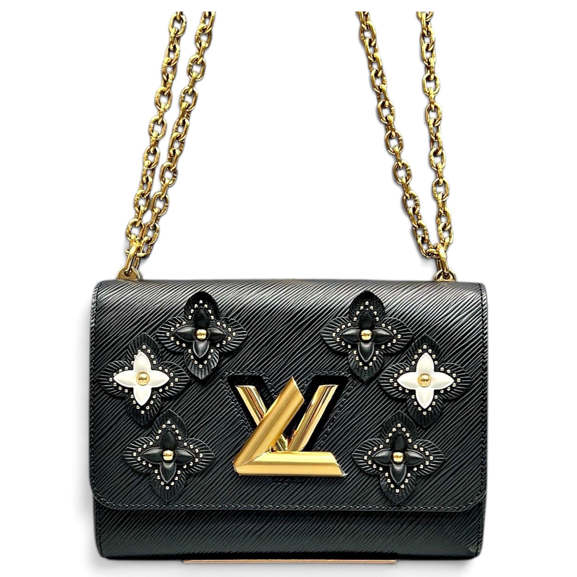 Twist leather crossbody bag