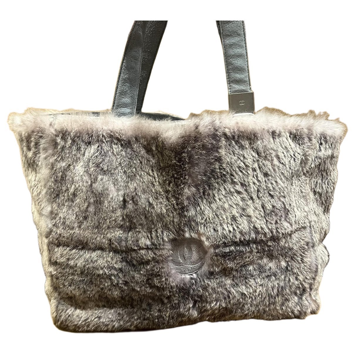 Faux fur tote