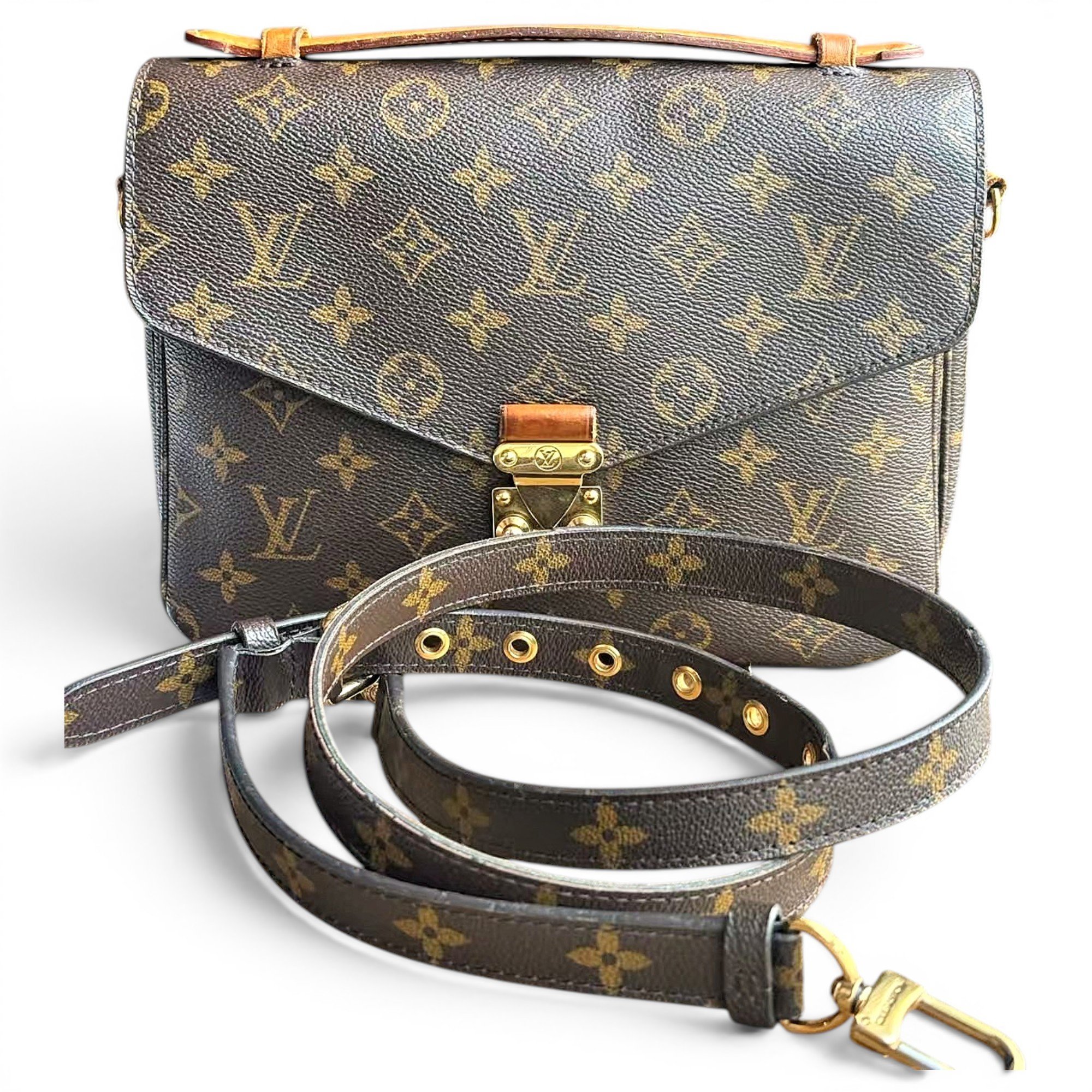 Metis leather handbag