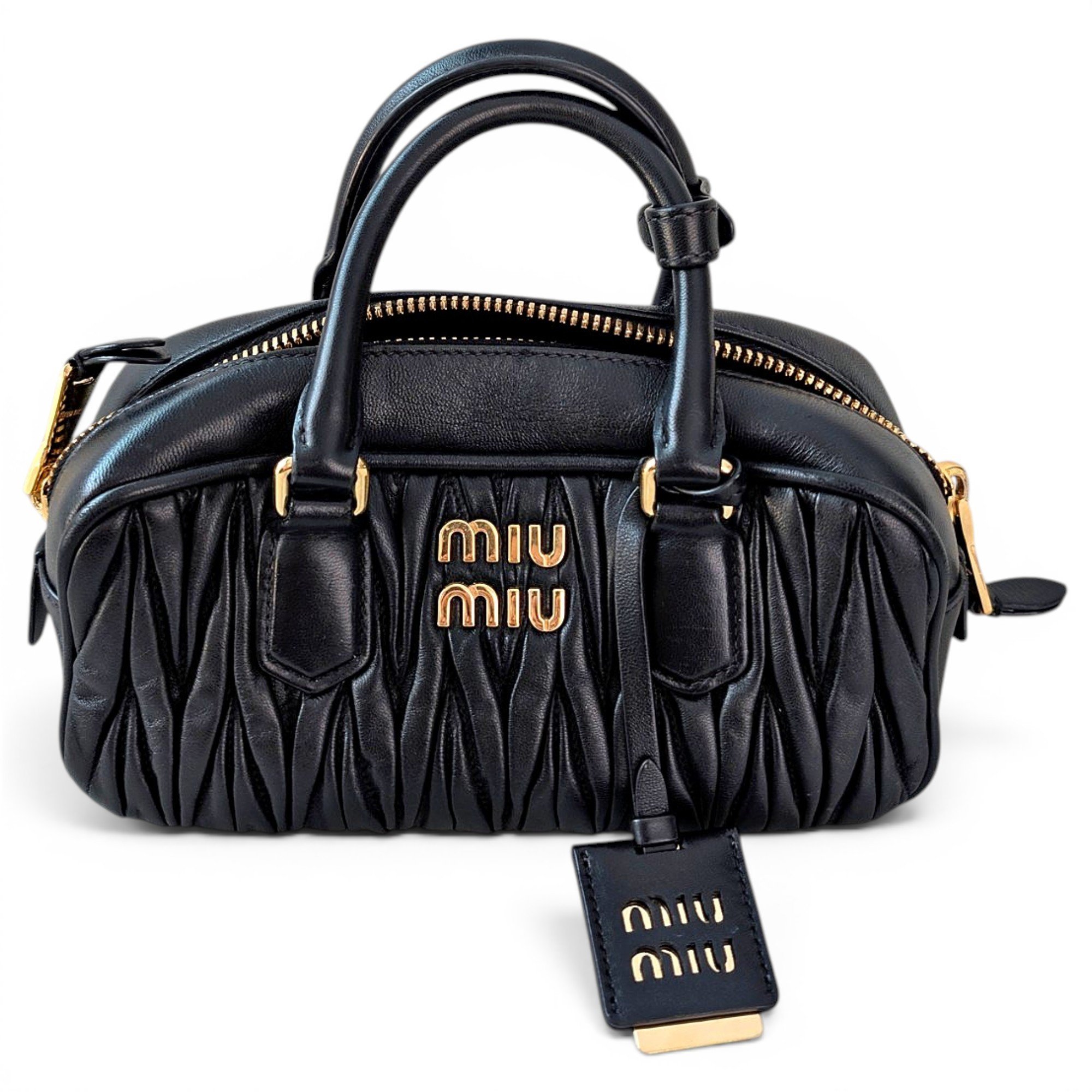 Arcadie leather handbag