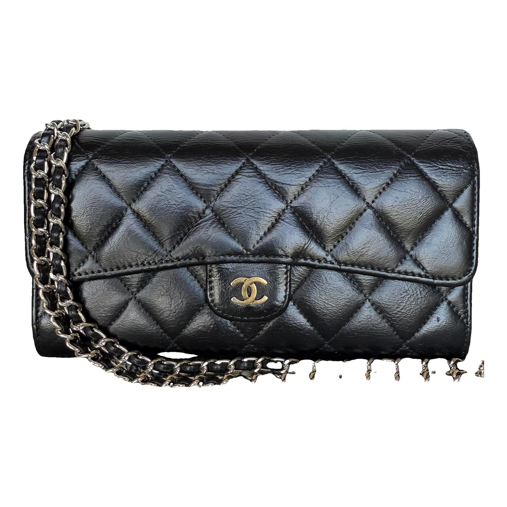 Wallet On Chain Timeless/Classique leather crossbody bag