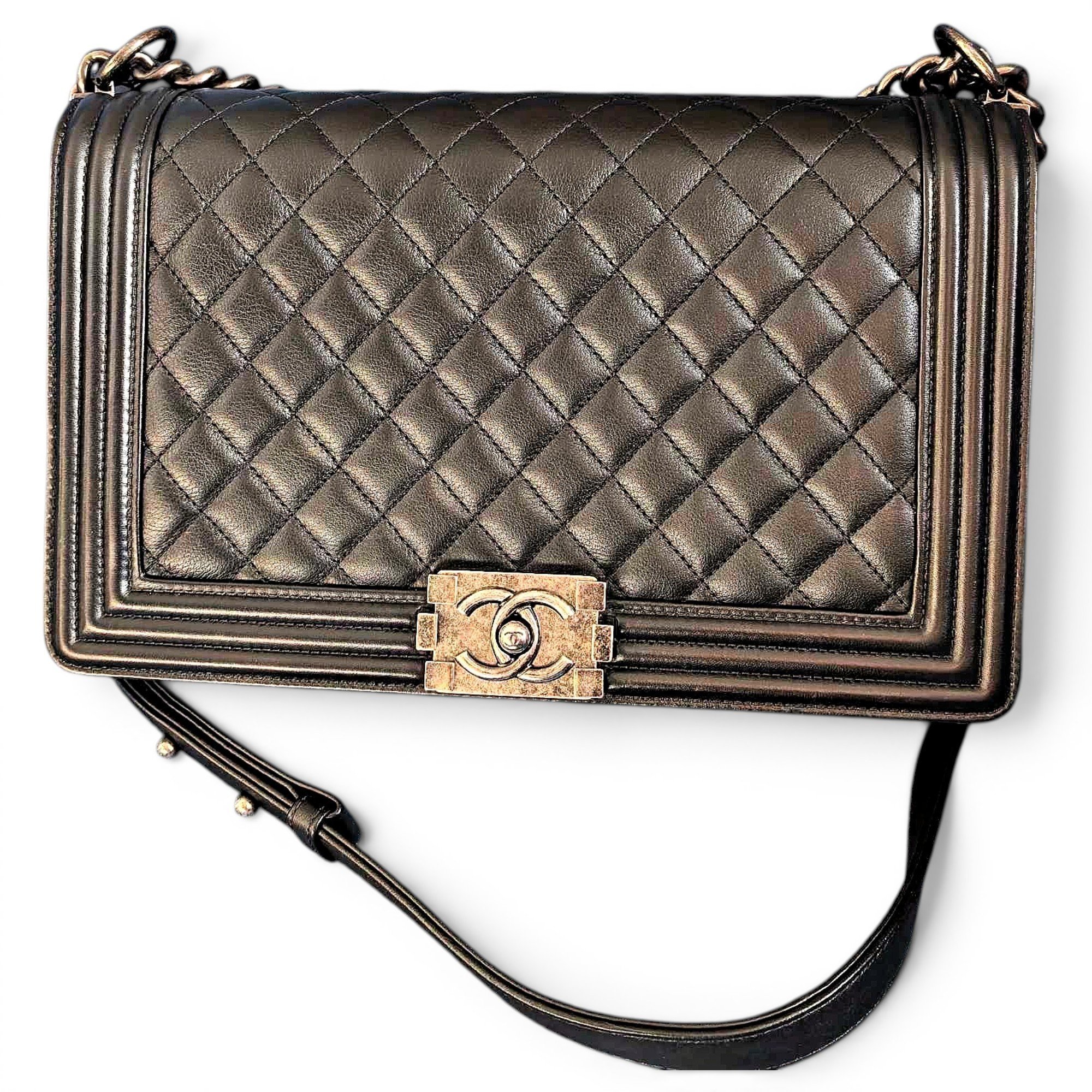Boy leather handbag