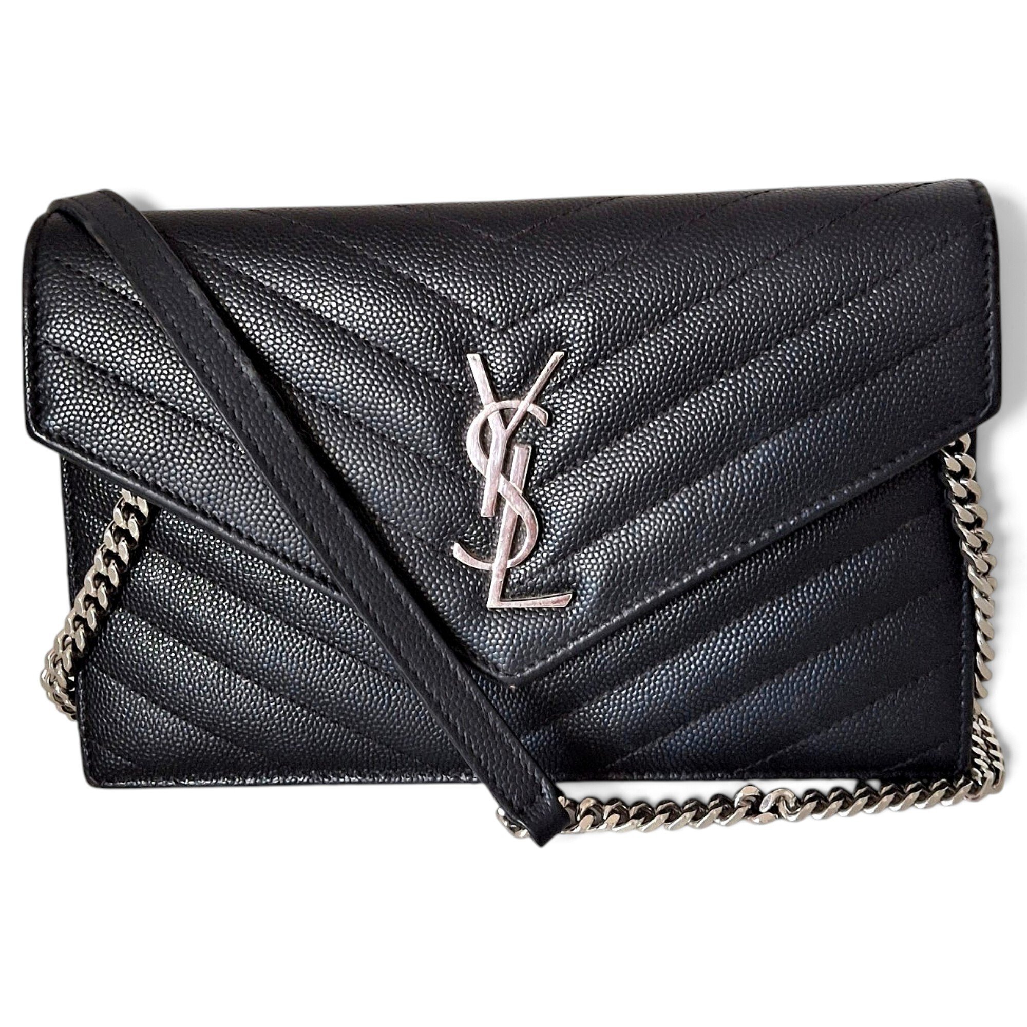 Cassandre leather clutch bag