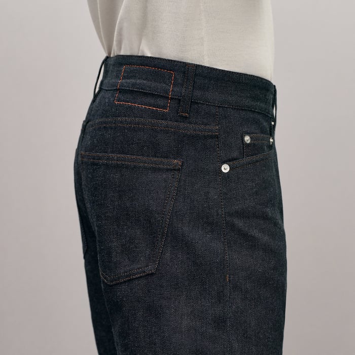 Indigo Straight Cut Jeans