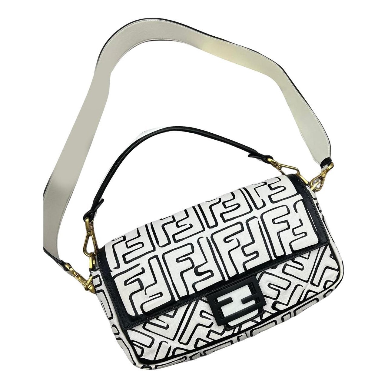 Baguette leather handbag