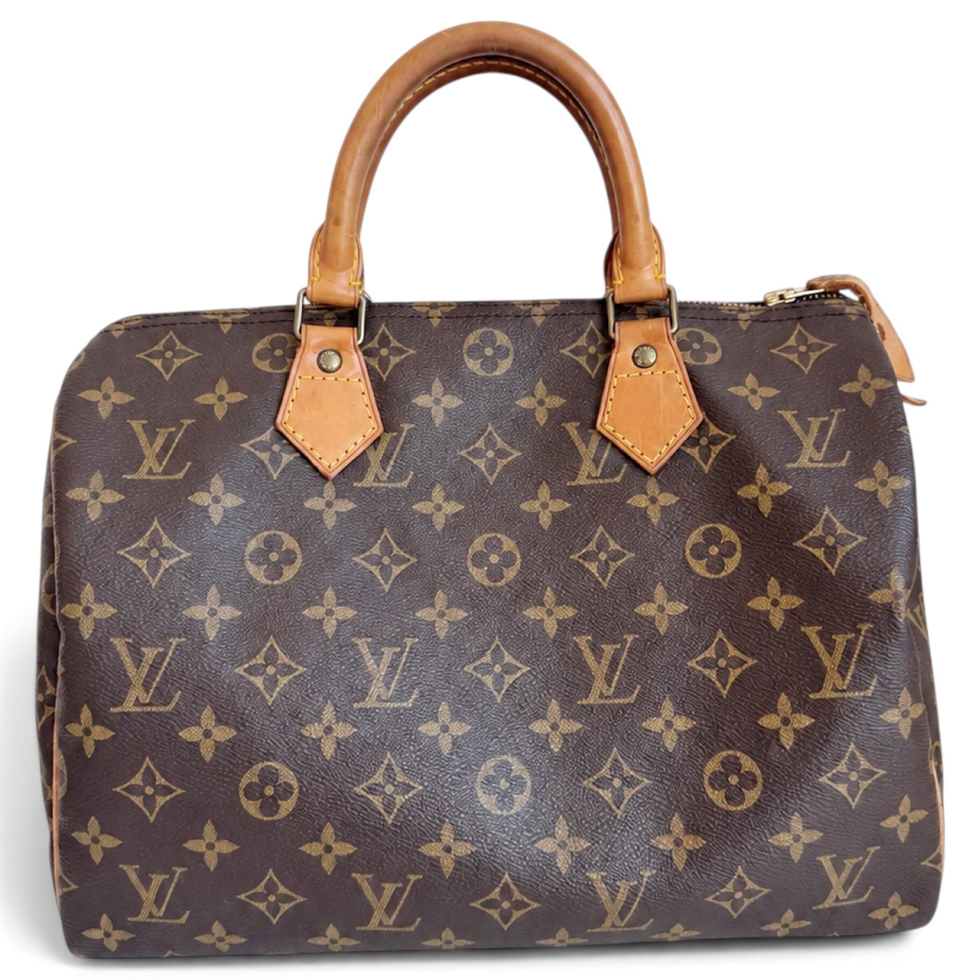 Speedy leather handbag