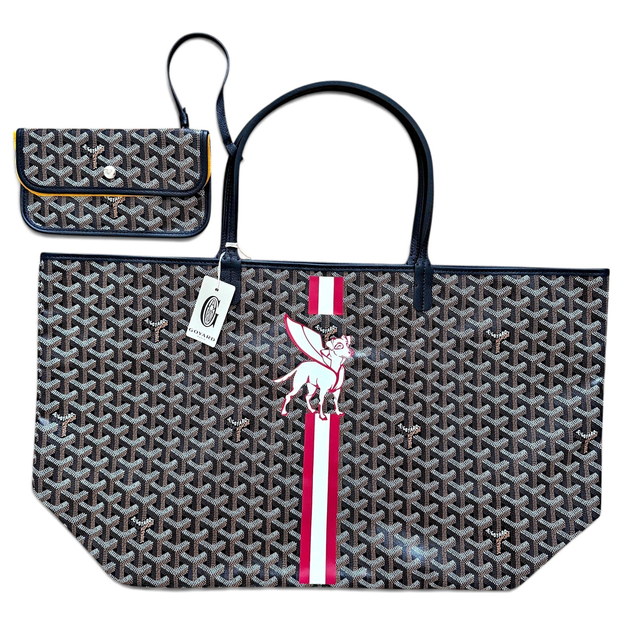 Goyard Saint-Louis cloth tote