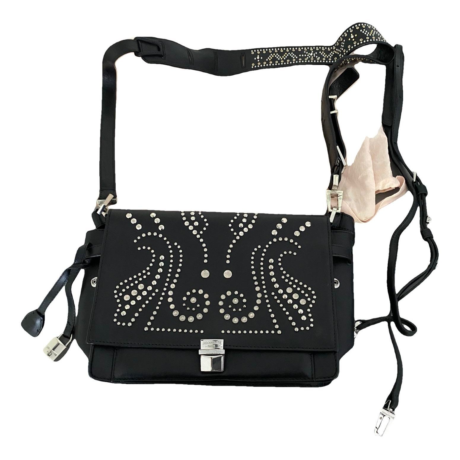 Optimiste leather crossbody bag