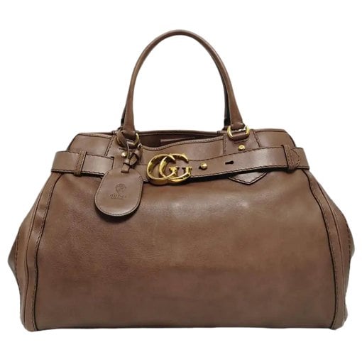 GG Running leather handbag