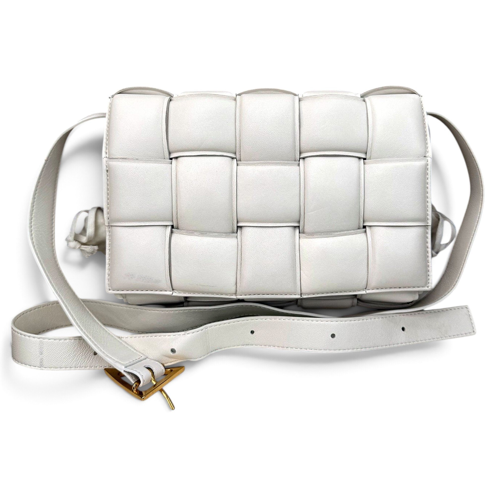 Cassette Padded leather handbag